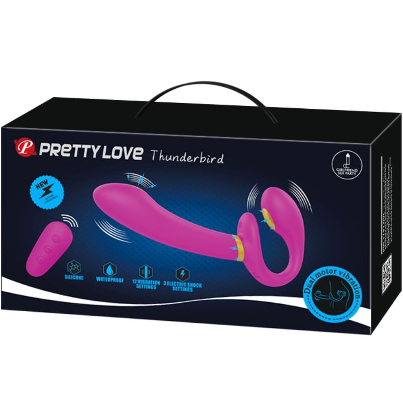 Imbracatura Strapless Vibrante Pretty Love Thunderbird — Viola