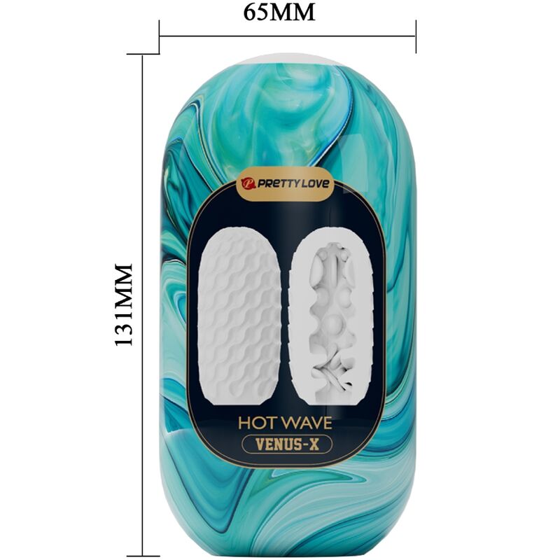 Masturbatore Maschile Pretty Love Hot Wave — Guaina Silicone