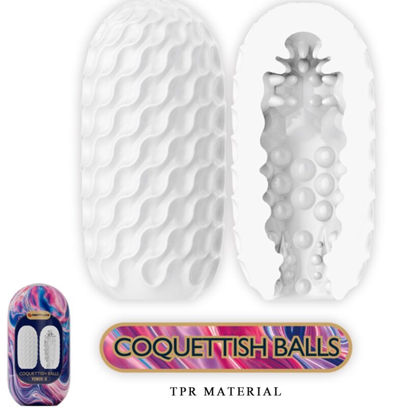 Masturbatore Maschile Pretty Love Venus X — Silicone, 3 Tunnel