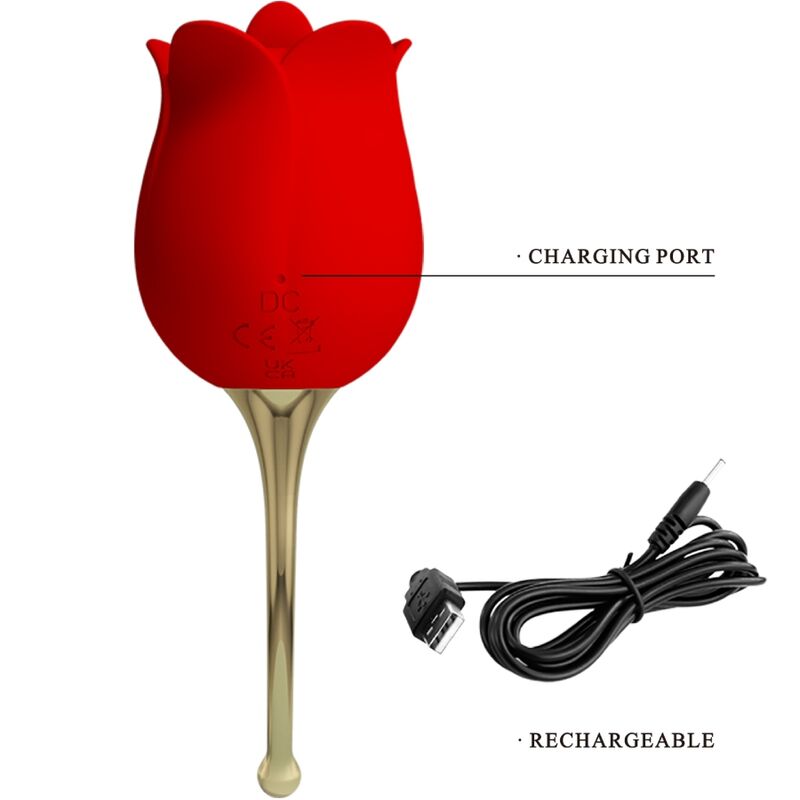 Succhia Clitoride Pretty Love Rose Lover — 12 Vibrazioni