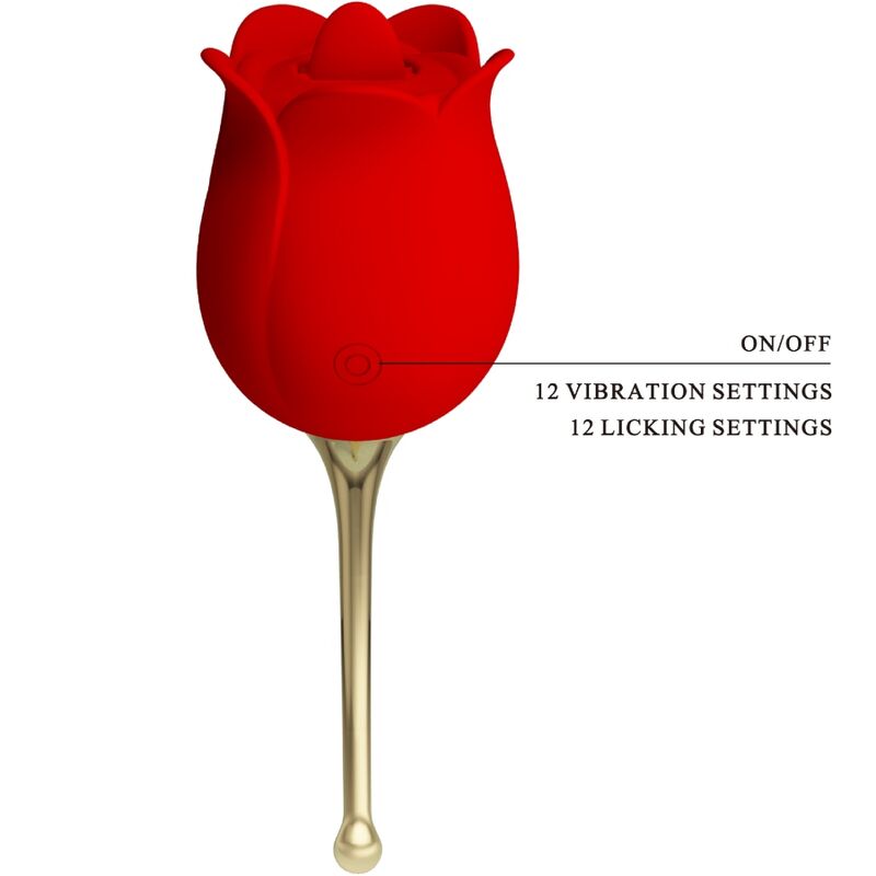 Succhia Clitoride Pretty Love Rose Lover — 12 Vibrazioni
