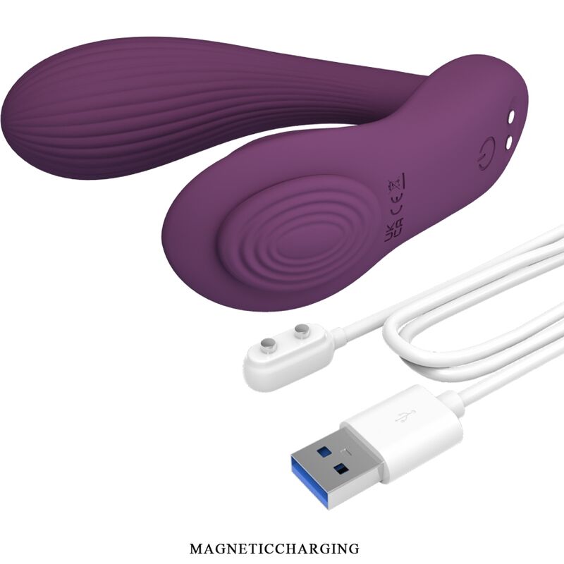 Vibratore Rabbit App Pretty Love Franz — 2 Motori, Viola