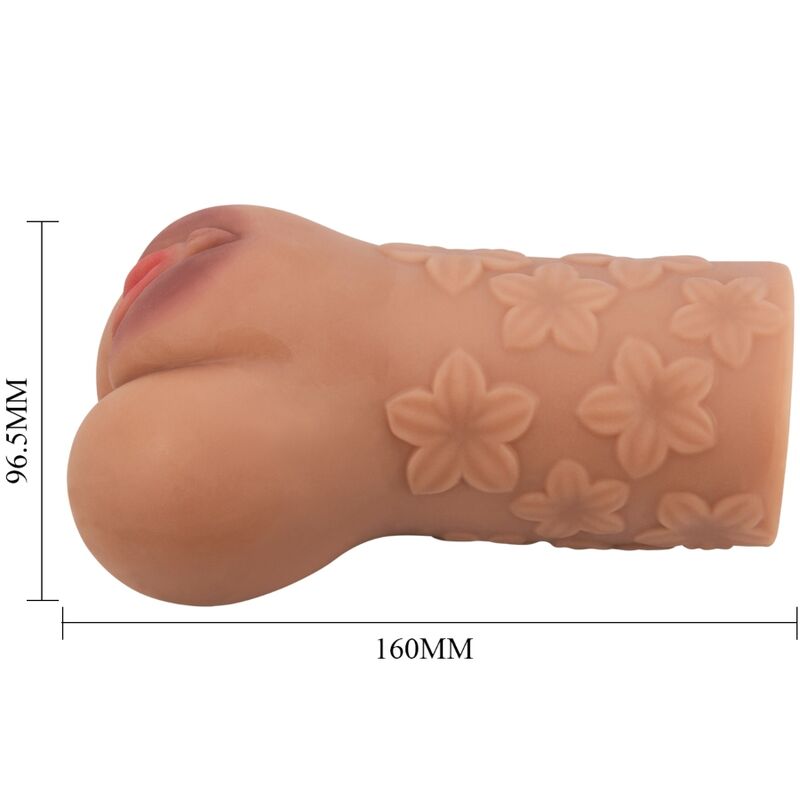 Masturbatore Maschile Vagina e Ano Crazy Bull BM-009236N — Carne