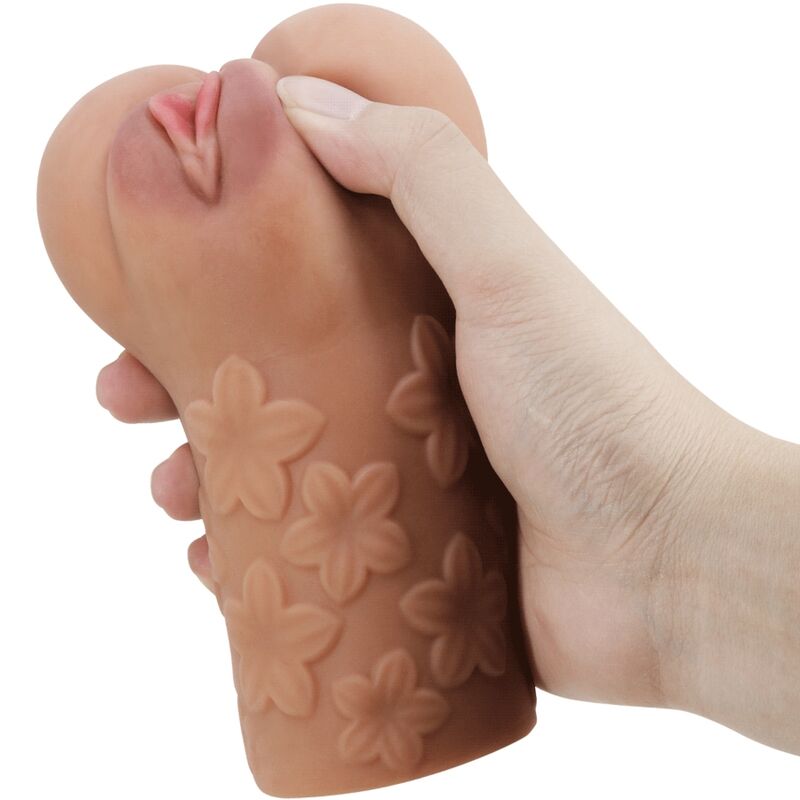 Masturbatore Maschile Vagina e Ano Crazy Bull BM-009236N — Carne