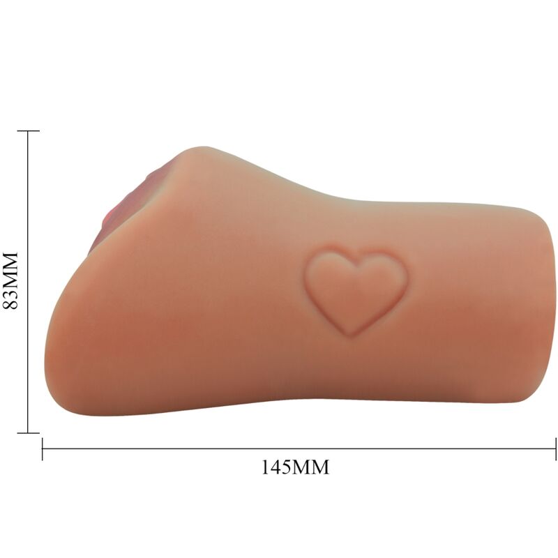 Masturbatore Maschile Realistico Crazy Bull BM-009238N — Vagina e Ano