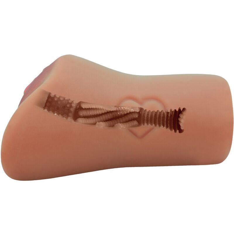 Masturbatore Maschile Realistico Crazy Bull BM-009238N — Vagina e Ano