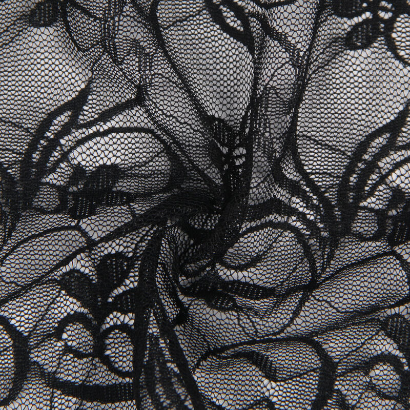 Babydoll in Pizzo Subblime — Spalline Regolabili, Nero S/M