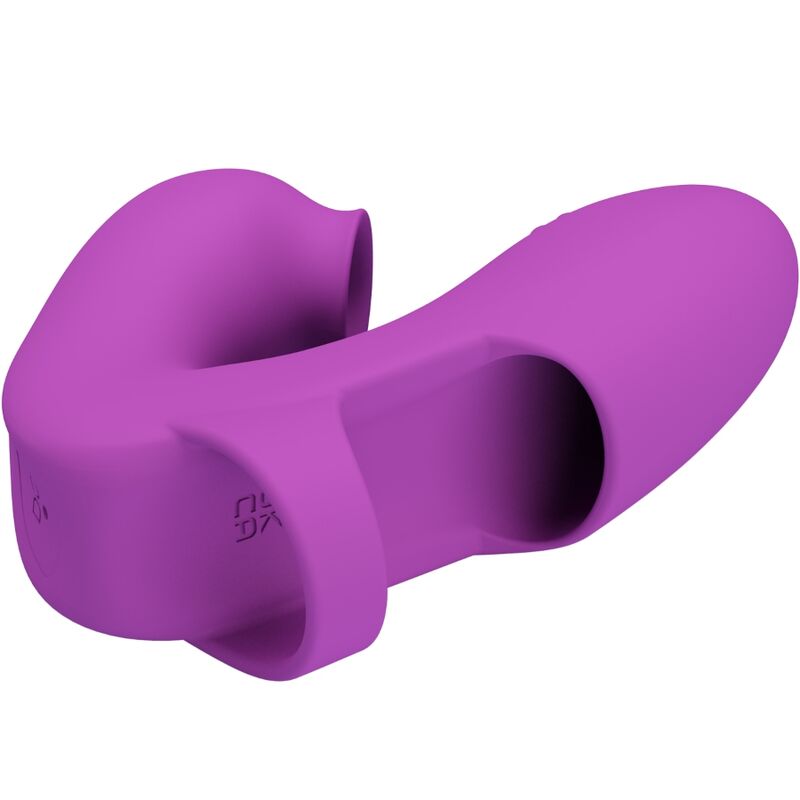 Vibratore Dita Punto G e Clitoride Pretty Love Athena — Viola