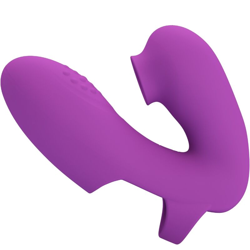 Vibratore Dita Punto G e Clitoride Pretty Love Athena — Viola