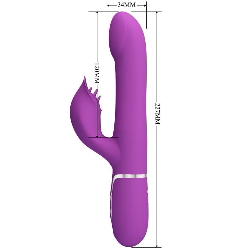 Vibratore Rabbit Pretty Love Bellissimo Amore — 7 Modalità, Viola