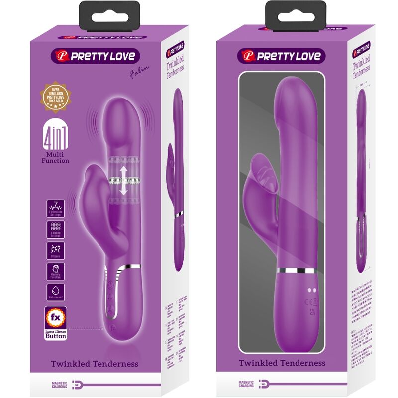 Vibratore Rabbit Pretty Love Bellissimo Amore — 7 Modalità, Viola