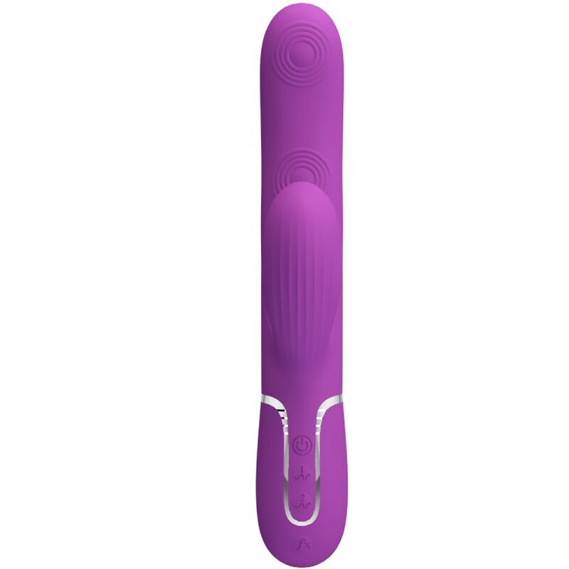 Vibratore Rabbit Multifunzione Pretty Love Perlita — Viola