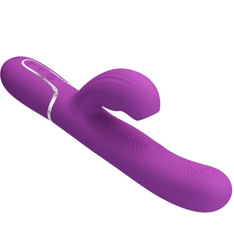 Vibratore Rabbit Multifunzione Pretty Love Perlita — Viola