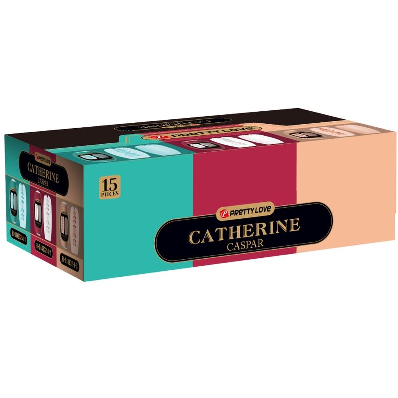 Masturbatore Maschile Pretty Love Caspar — Pack 15 Pezzi