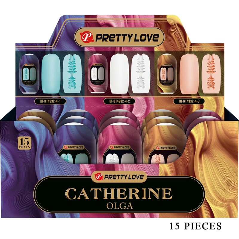Kit Masturbatori Maschili Pretty Love Olga — 15 Pezzi