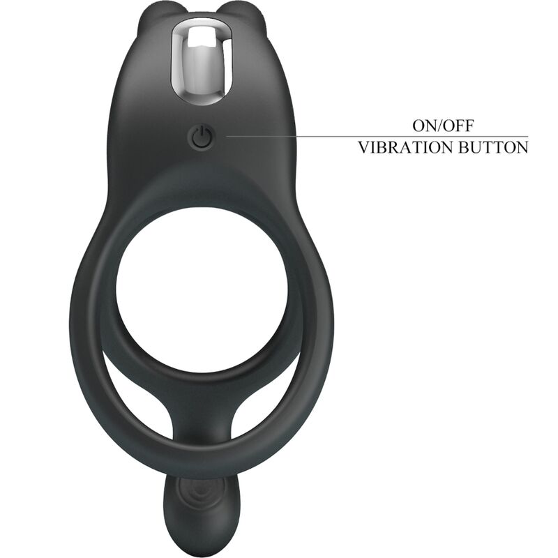 Anello Fallico Vibrante Rabbit Pretty Love Seth — 7 Vibrazioni