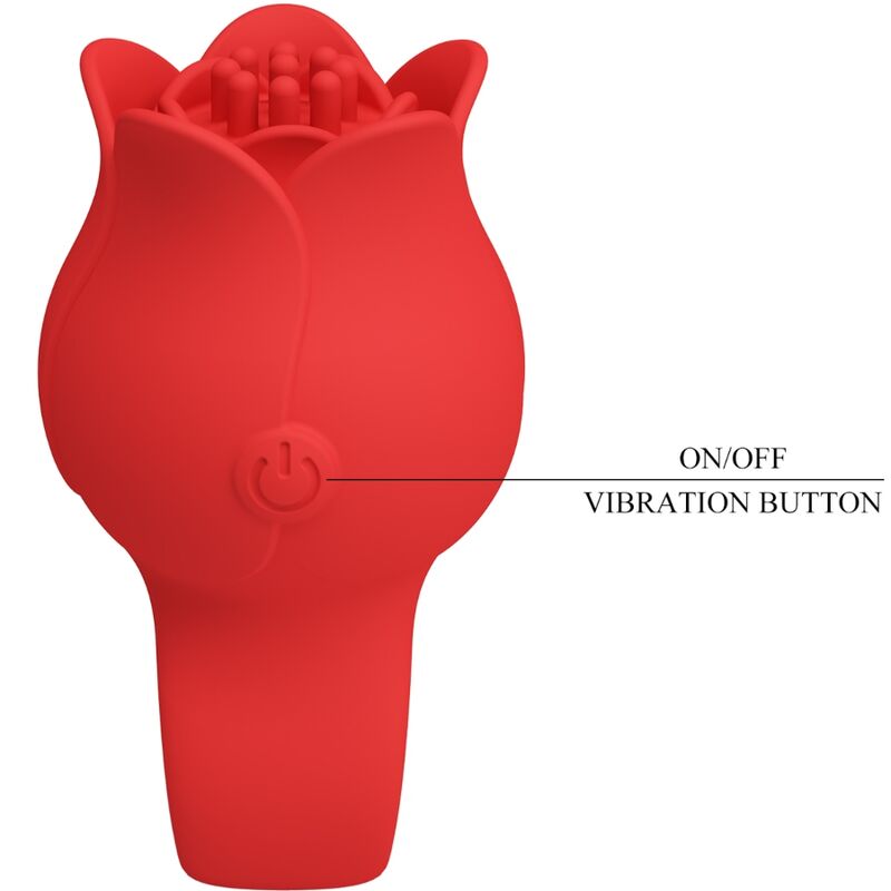 Vibratore da Dito a Forma di Rosa Pretty Love Jae — 10 Modalità