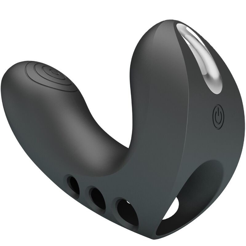 Vibratore da Dita Pretty Love Camelia — 7 Modalità, Nero