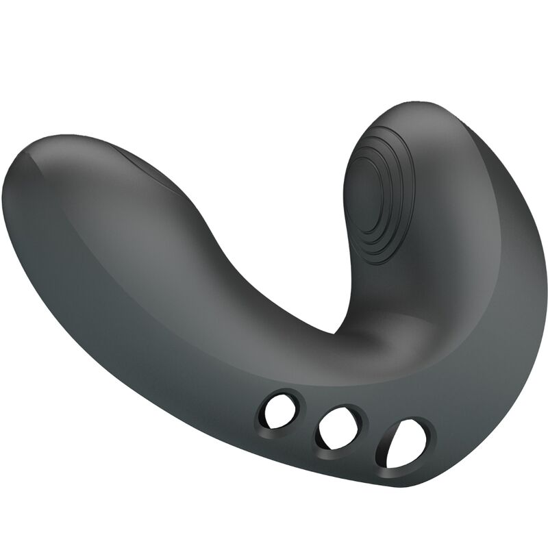 Vibratore da Dita Pretty Love Camelia — 7 Modalità, Nero