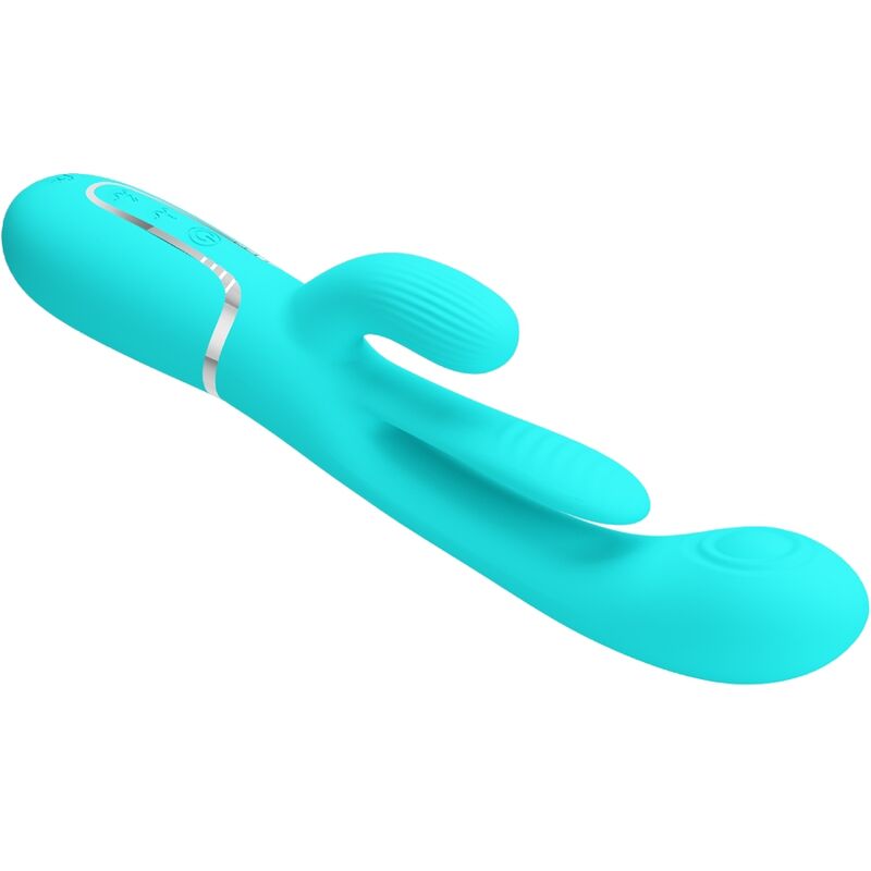 Vibratore Rabbit 3 in 1 Pretty Love Shania — 7 Modalità, Blu
