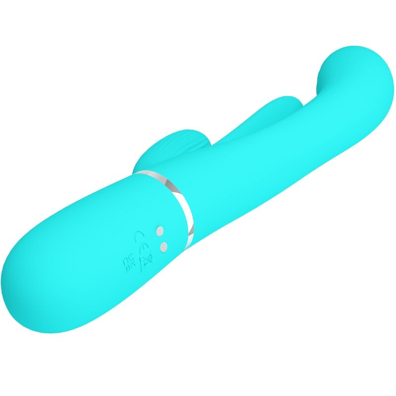 Vibratore Rabbit 3 in 1 Pretty Love Shania — 7 Modalità, Blu