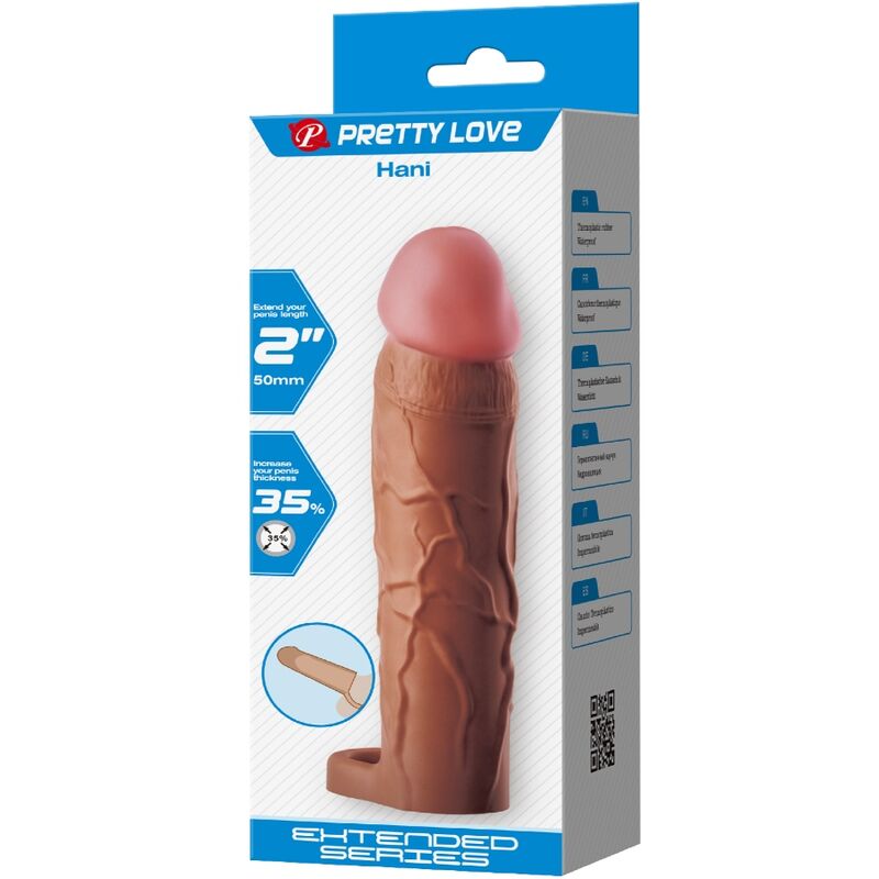 Guaina Fallica con Estensione Pretty Love Hani — +5 cm