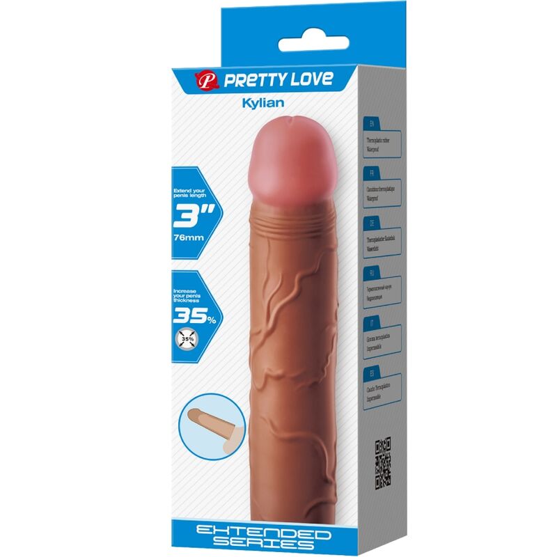 Guaina Fallica con Estensione Pretty Love Kylian — 7,6 cm