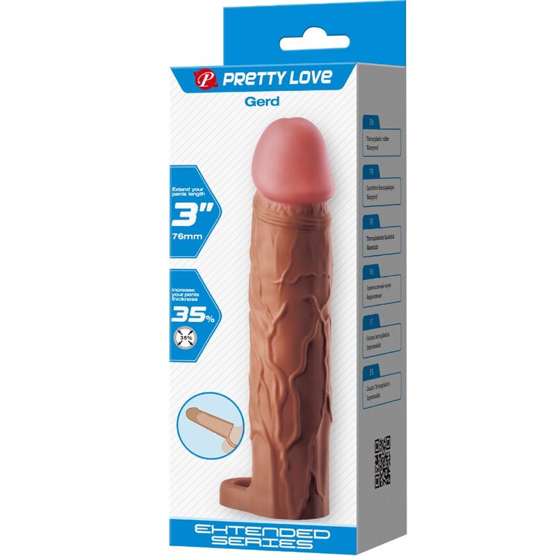 Guaina Fallica con Estensione Pretty Love Gerd — 7,6 cm