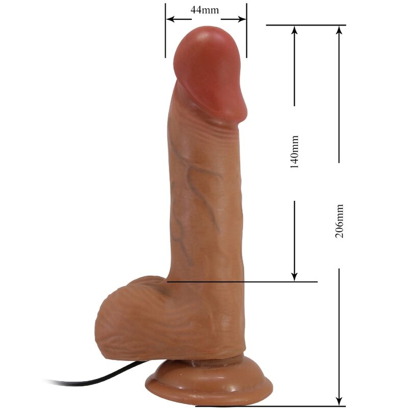 Dildo Realistico Vibrante Punto G Baile Catoblepas — 20,6 cm