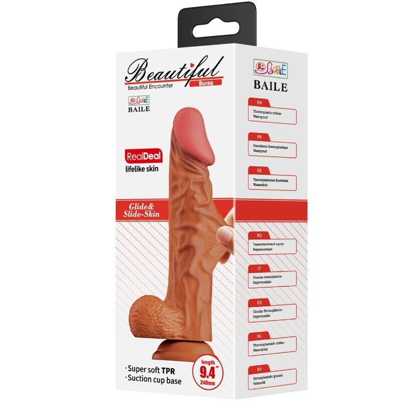 Dildo Realistico Punto G Baile Buraq — 24 cm