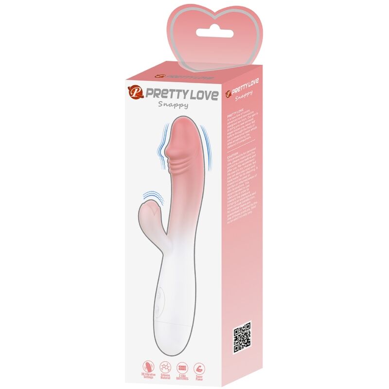 Vibratore Rabbit Pretty Love Snappy — 30 Vibrazioni, Rosa