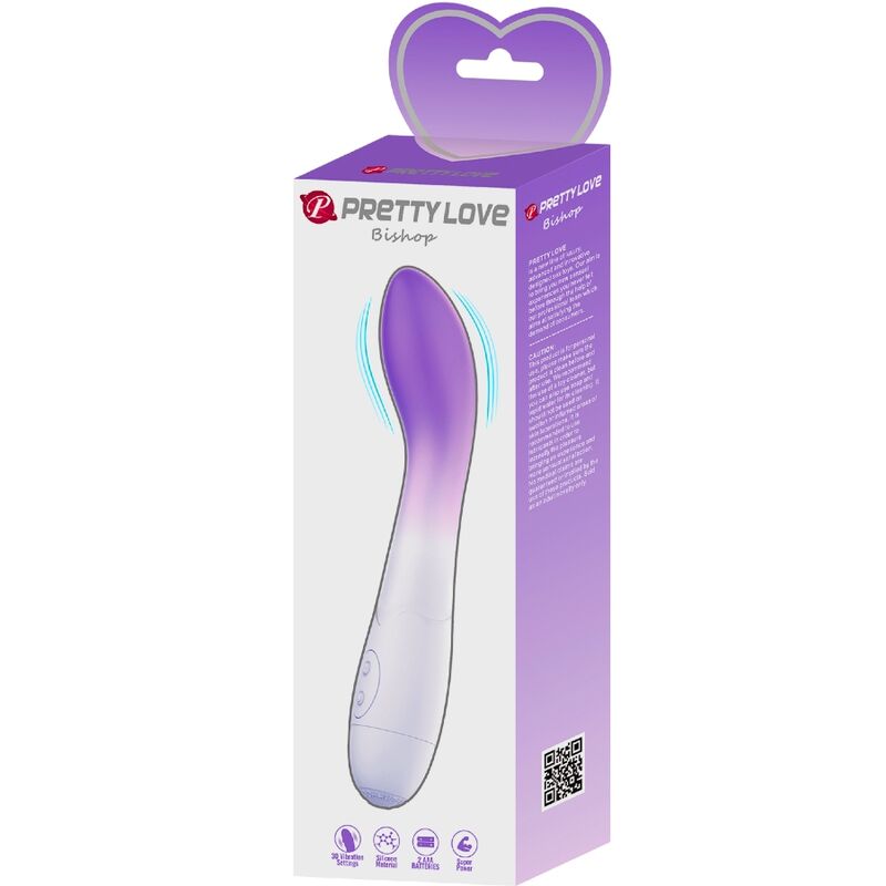 Vibratore Punto G Pretty Love Bishop — 30 Modalità, Viola