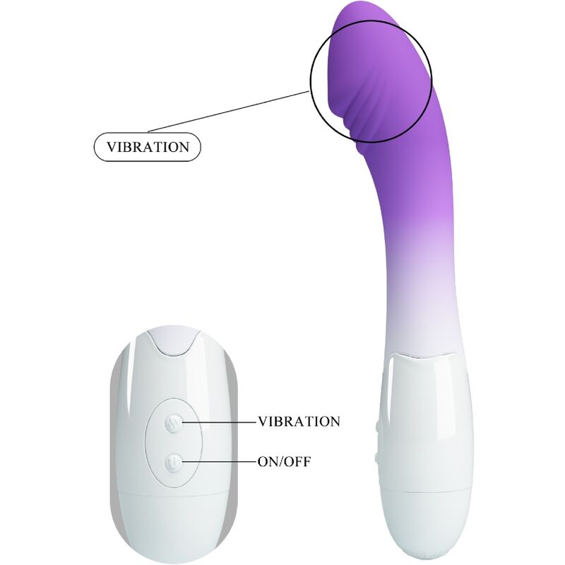 Vibratore Punto G Pretty Love Elemental — 30 Vibrazioni, Viola