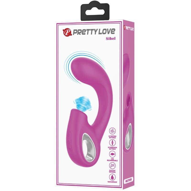 Vibratore Rabbit Pretty Love Sibel — 10 Vibrazioni, Viola