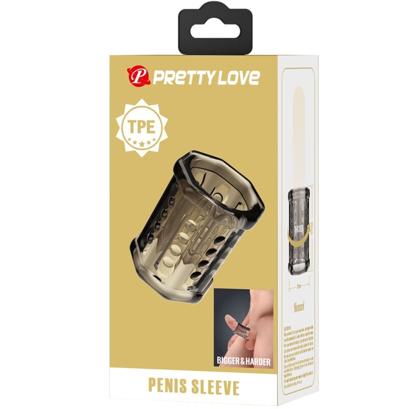 Guaina Fallica con Nodi e Nervature Pretty Love Ronael — TPE