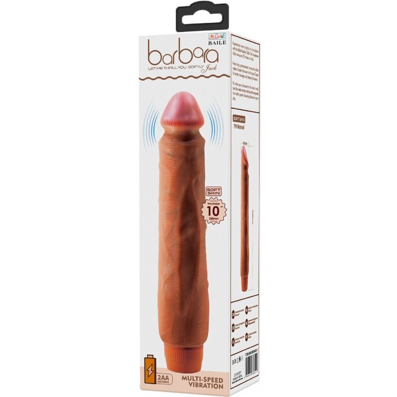 Dildo Realistico Vibrante Baile Jack — 26 cm