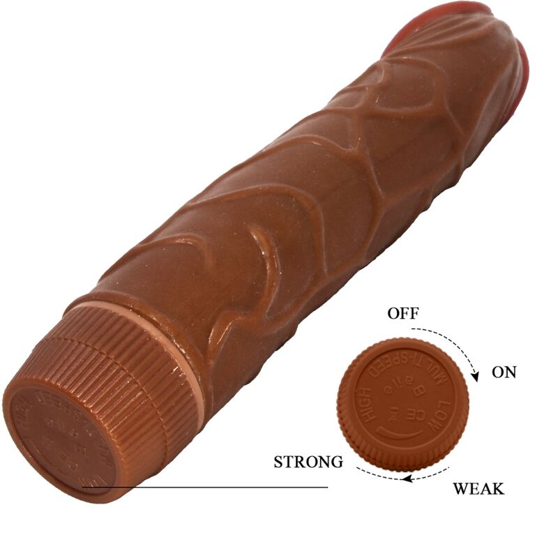 Dildo Realistico Vibrante Baile Bob — 22,5 cm