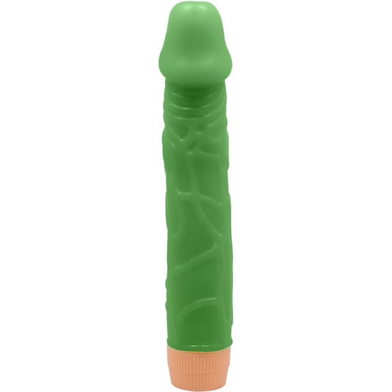 Dildo Realistico Vibrante Baile Bill — 22,5 cm, Verde