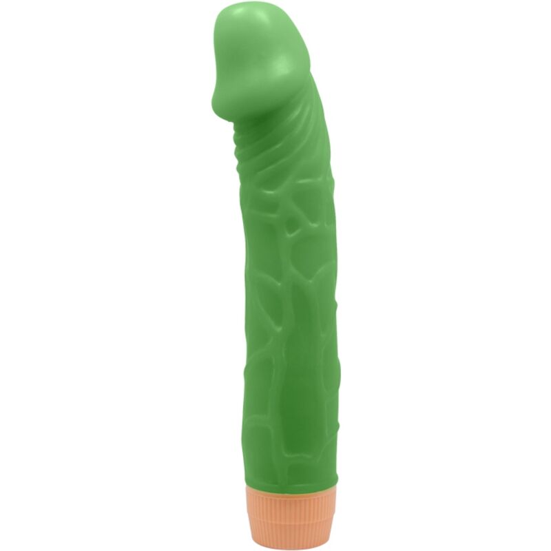 Dildo Realistico Vibrante Baile Bill — 22,5 cm, Verde
