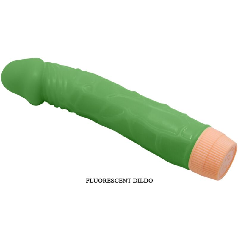 Dildo Realistico Vibrante Baile Bill — 22,5 cm, Verde