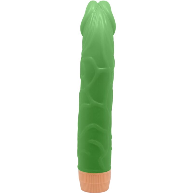 Dildo Realistico Vibrante Baile Bill — 22,5 cm, Verde