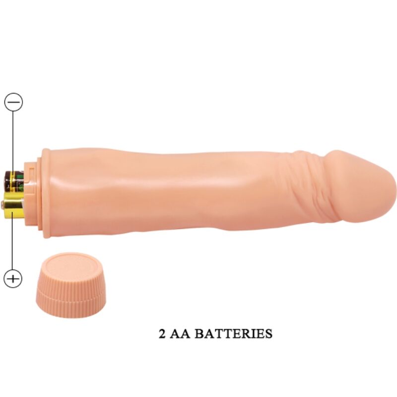 Dildo Realistico Vibrante Baile Nano — 21 cm, Skin