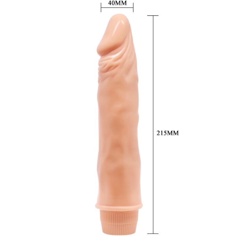 Dildo Realistico Vibrante Baile Nano — 21 cm, Skin