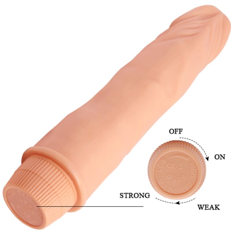 Dildo Realistico Vibrante Baile Nano — 21 cm, Skin