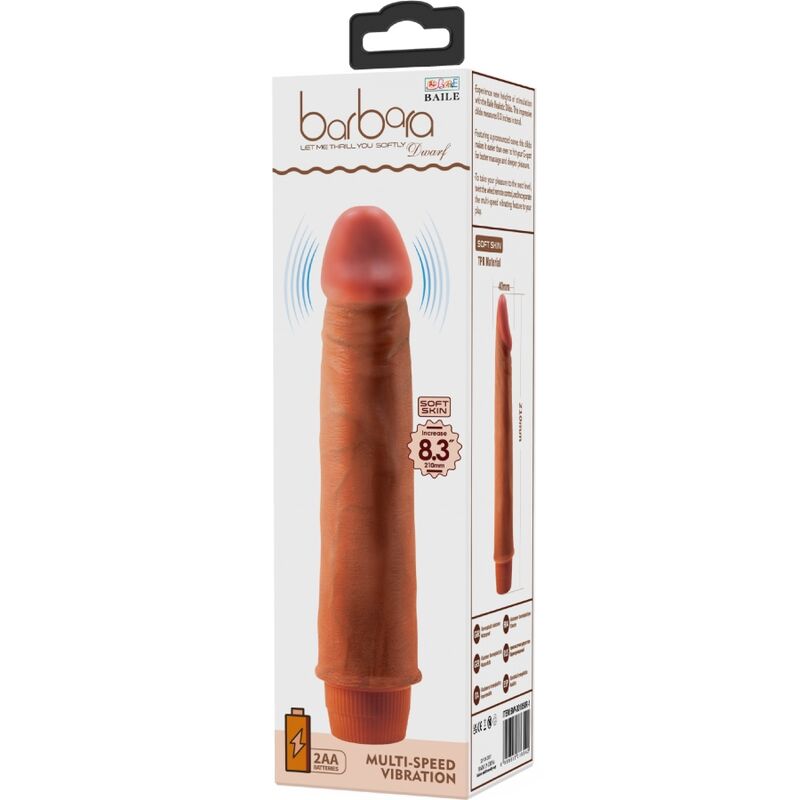 Dildo Realistico Vibrante Baile Nano — 21 cm