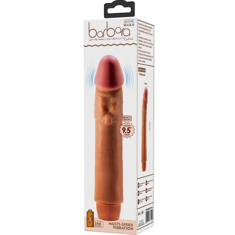 Dildo Realistico Vibrante Baile Dybbuk — 24 cm