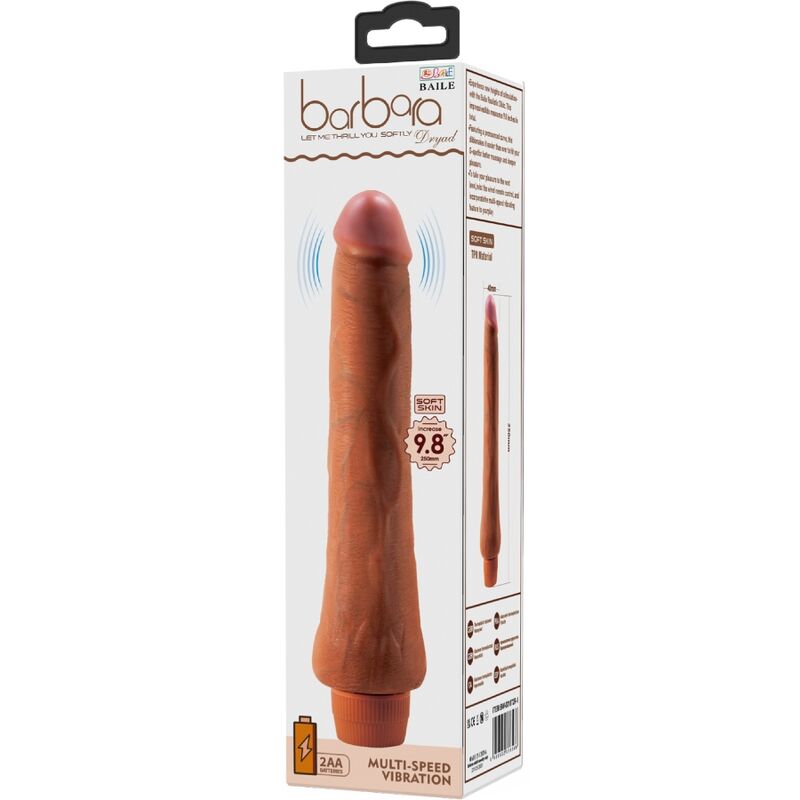 Dildo Realistico Vibrante Baile Dryad — 25 cm