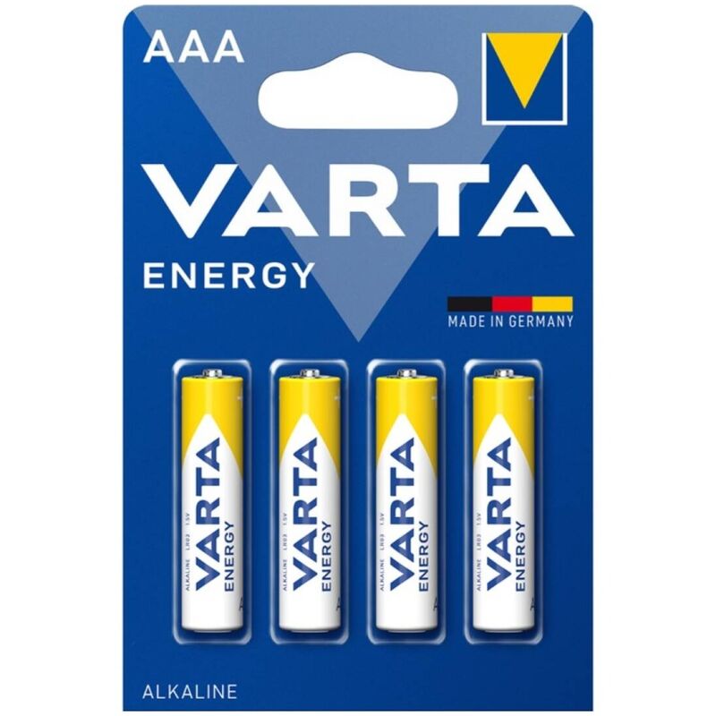 Batterie Alcaline AAA Varta Energy — 4 Unità