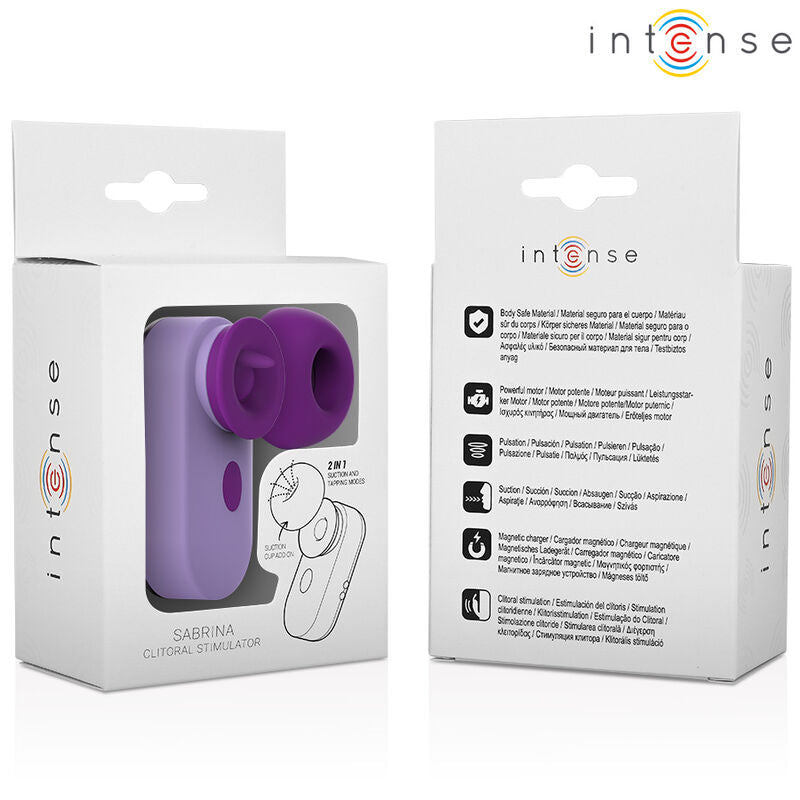 Succhia Clitoride Intense Sabrina — Stimolatore Compatto, Viola