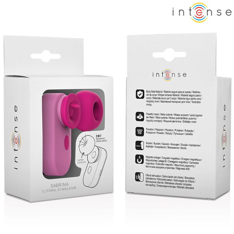 Succhia Clitoride Intense Sabrina — Compatto, Rosa